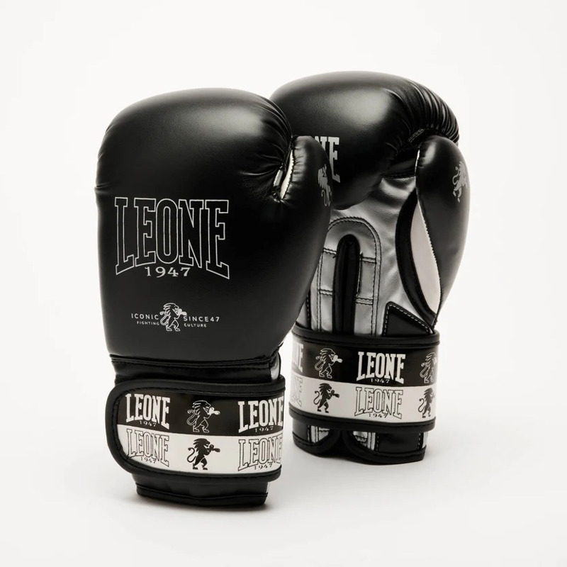 Leone iconic Kids boxing gloves -black